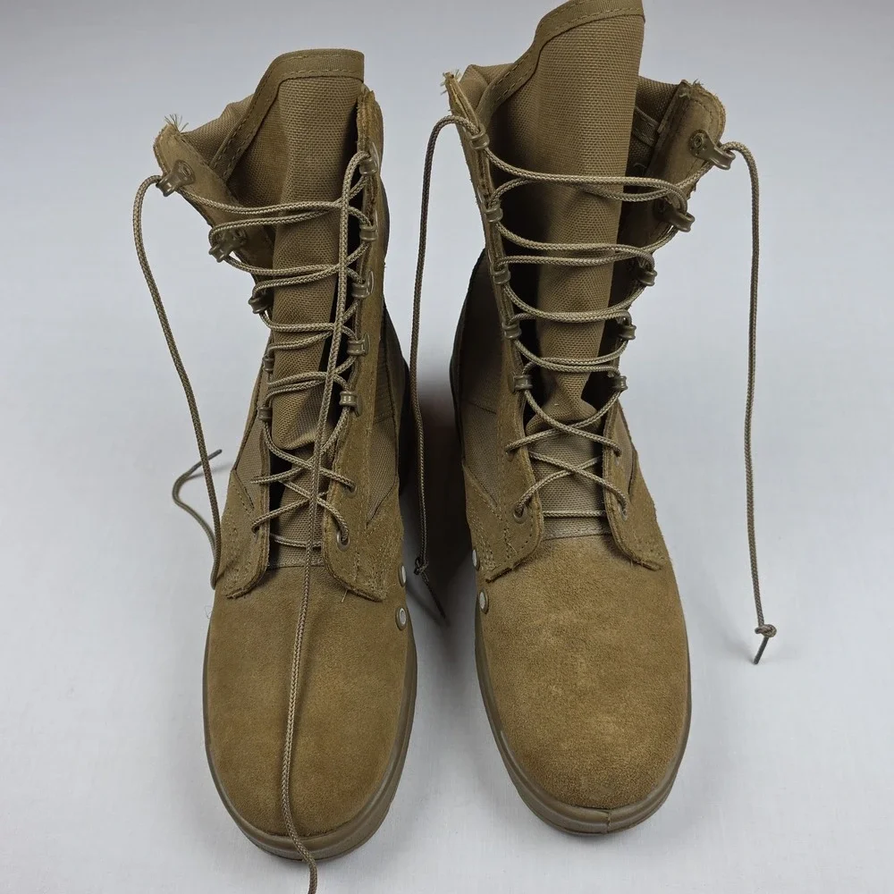 Belleville 798 Hot Weather Army Combat Boot Mens 7 R Coyote Brown Suede Nylon